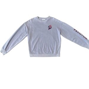 Peloton Ultimate Lightweight Crewneck Sweatshirt Purple MD122 Womens Large NWT